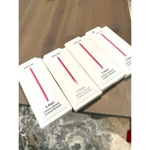 Lot of 4 Samsung S Pen Slim Bluetooth Stylus, Pink, for Galaxy Note10 & Note10+